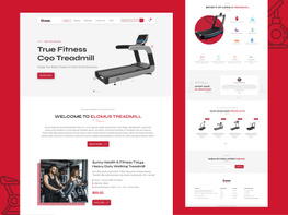 Treadmill online sop landing page preview picture