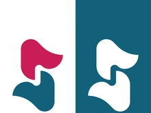 Business corporate S letter logo design vector