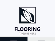 Flooring Logo design, custom Layer Vector elegant business store building