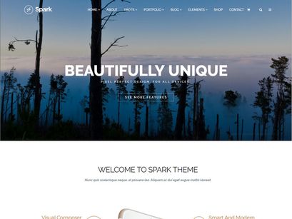 Spark - Portfolio WordPress Theme