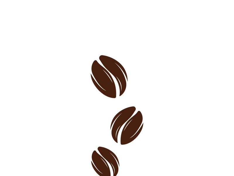 Premium coffee bean logo design.