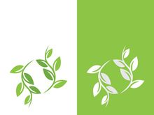Green tree leaf nature logo images illustration design