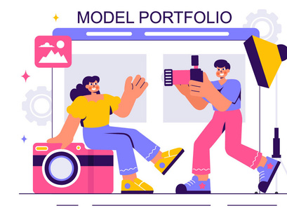 10 Model Portfolio Illustration