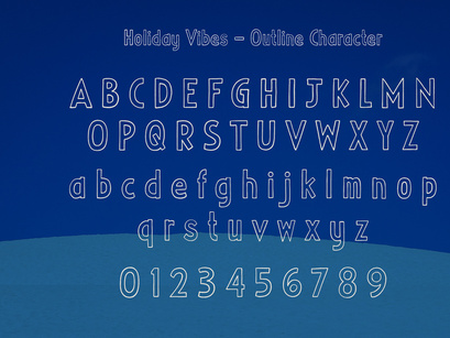 Holiday Vibes - Display Font