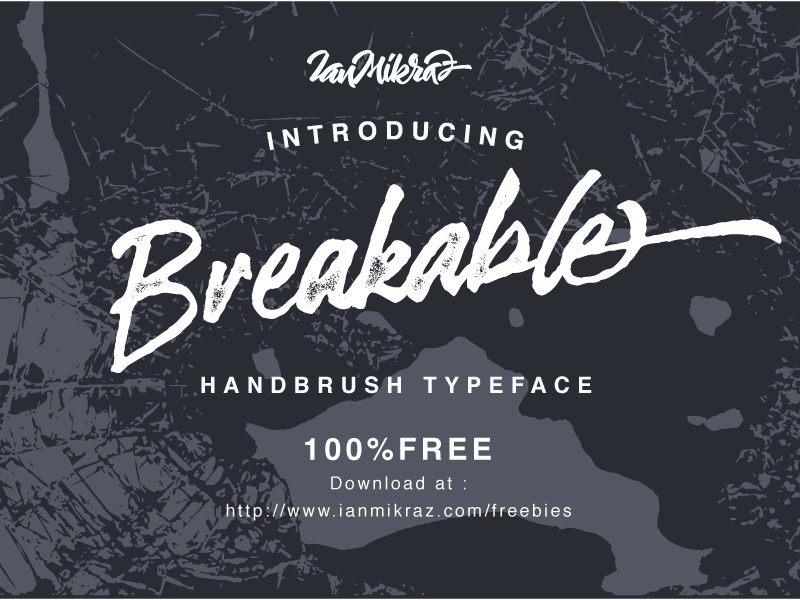 Breakable Free Typeface