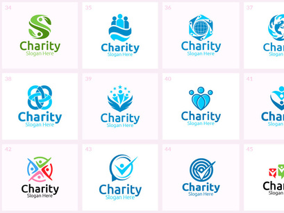 Charity Foundation Free Logo Template Graphic by rifatshikder3 · Creative  Fabrica