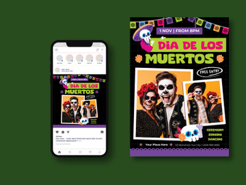 Dia De Los Muertos Flyer preview picture
