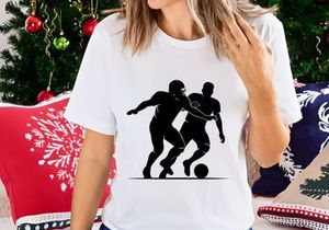 Two soccer players competing for the ball in a intense match moment