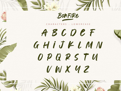 Bonfire - Modern Brush Font