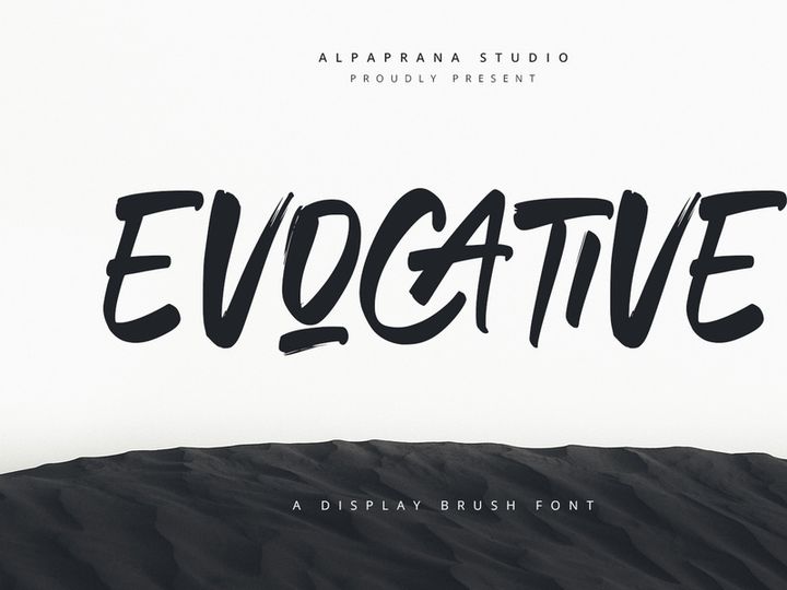 Evocative - Brush Font