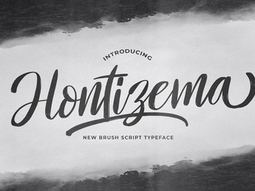 Hontizema - Handwritten Font preview picture