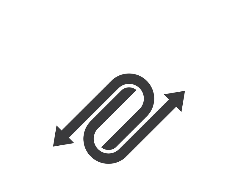 Way vector icon illustration design template