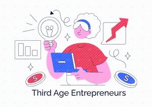 10 Third Age Entrepreneurs Illustration