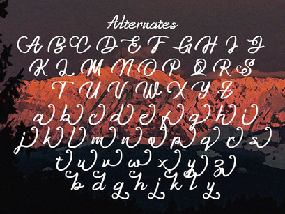 Anzim - Signature Script Font