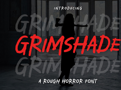 Grimshade - Rough Font