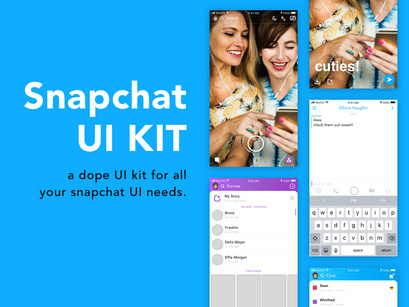 Snapchat UI Kit