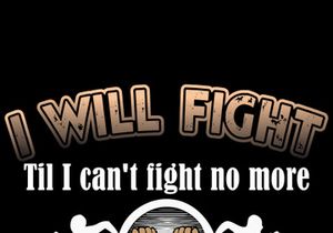 Street Will Line Down Fighter Man T-Shirt
