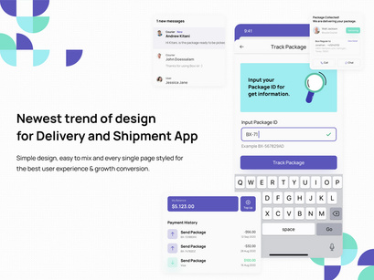 Delivery App UI Kits