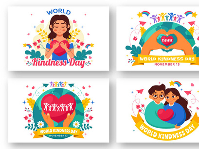 10 World Kindness Day Illustration