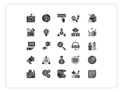 Marketing And Growth Icons Pack