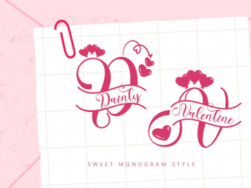 Dainty Valentine Monogram preview picture