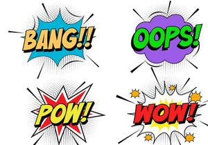 Bazinga! Comic Layered Font