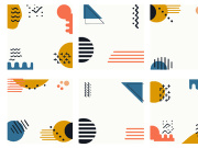 Square Background Social Media vibrant