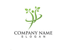 Health life people tree leaf green logo