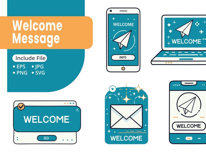 welcome message