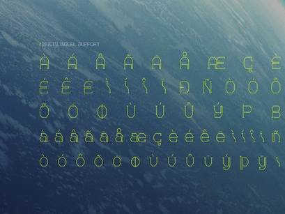 Lost Entity | Futuristic Geometric Font