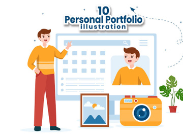 10 Personal Portfolio Illustration preview picture