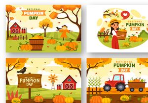 14 National Pumpkin Day Illustration