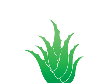 Aloe Vera logo icon design symbol beauty skin care preview picture