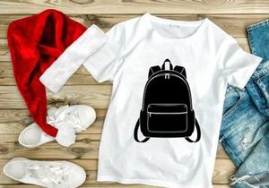 Front View of a Modern Backpack with a Zippered Front Pocket and Straps, Symbolizing School, Travel, and Outdoor Adventures. Black and White Vector.