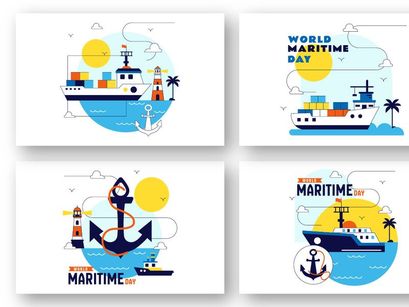 10 World Maritime Day Illustration