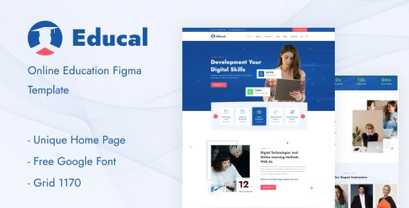 Educal- Online Education Figma Template