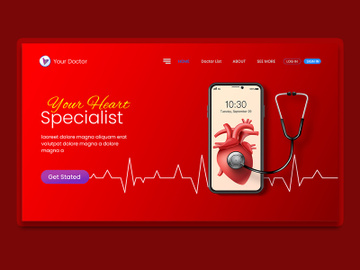 Heart Specialist Hero Header preview picture
