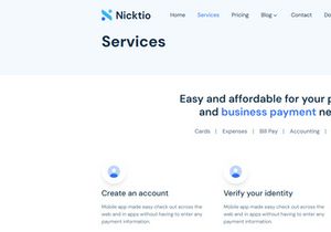 Nicktio NextJS Tailwind Website Template