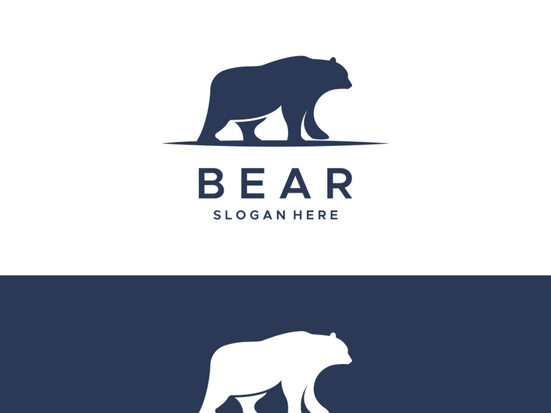 Bear animal logo.
