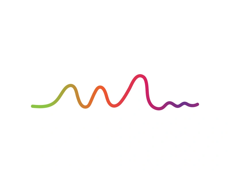 Sound waves vector illustration