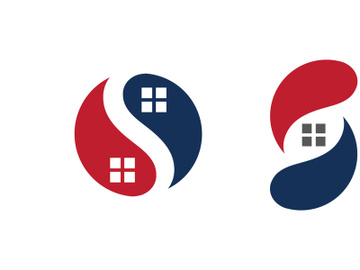 Home industrial Property concept icon logo illustration preview picture