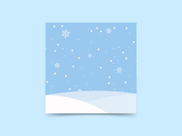 Background design of snow falling winter season