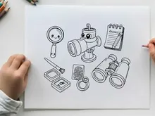 Plumbing tools and valve vector illustration flat design
