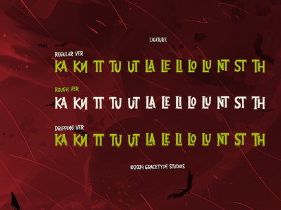 Gorgon Cursed | Horror Typeface