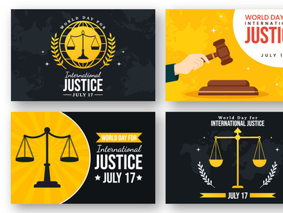 15 World Day for International Justice Illustration