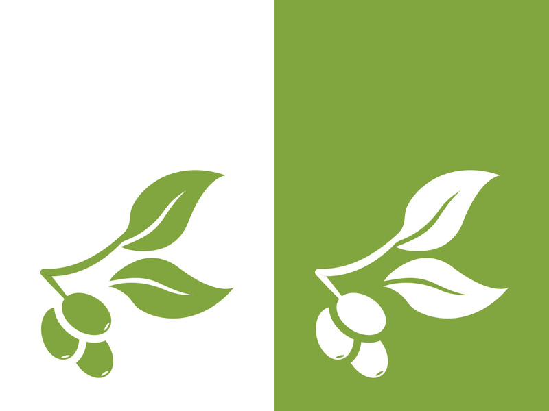 olive icon vector illustration design template