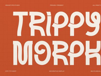 Trippy Morph | Decorative Font