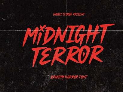 Midnight Terror - Horror Font