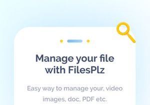 File Management Concept App Screens