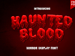 Haunted Blood – Display Font preview picture